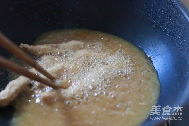 焦溜肉段的做法步骤:4