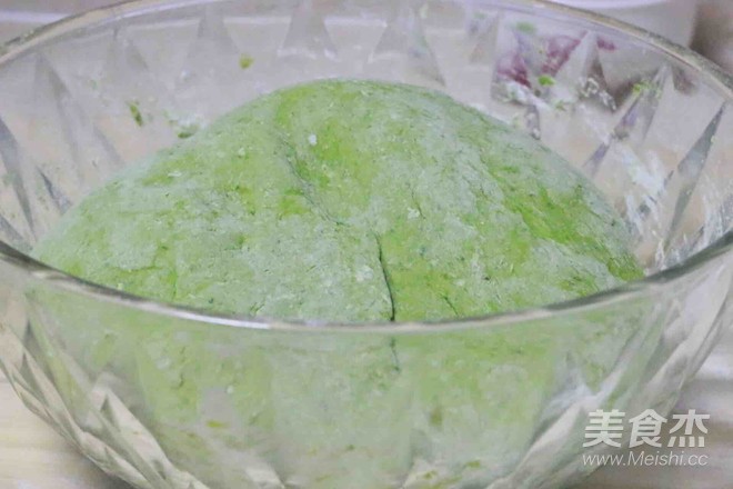 蔬菜手擀面的做法步骤:4