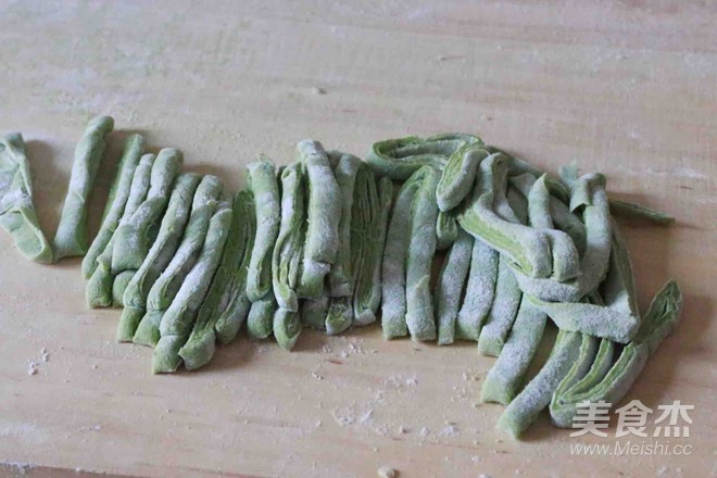 蔬菜手擀面的做法步骤:6
