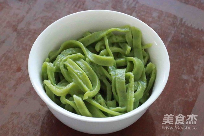 蔬菜手擀面的做法步骤:8