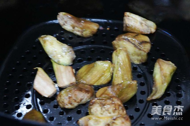 空气炸锅版地三鲜的做法步骤:8