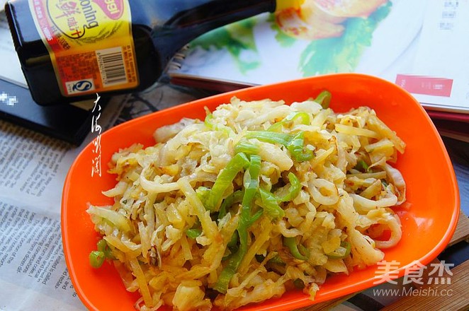 土豆丝炒白菜的做法步骤：8