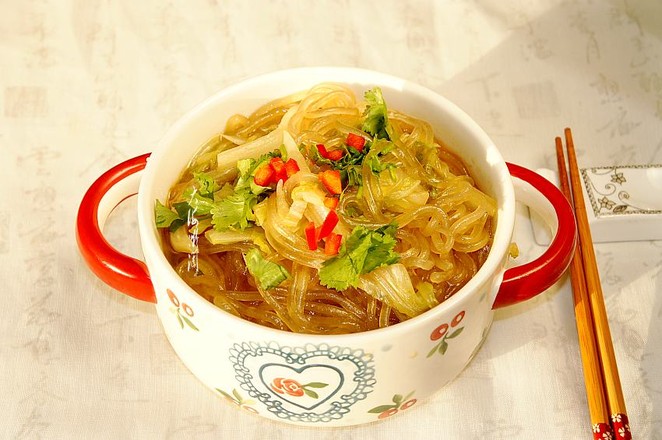白菜炖粉条的做法步骤:8
