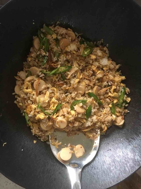 蛋炒饭的做法步骤：4