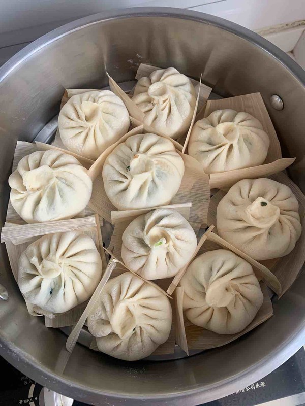 山苜楂海鲜肉包的做法步骤:12
