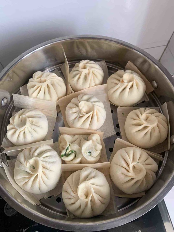 山苜楂海鲜肉包的做法步骤:13