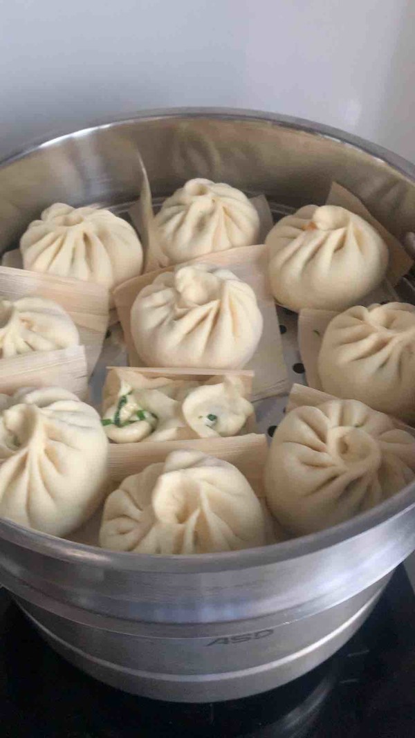 山苜楂海鲜肉包的做法步骤:14
