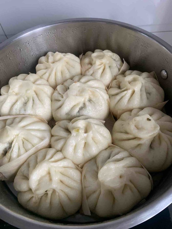 山苜楂海鲜肉包的做法步骤:15