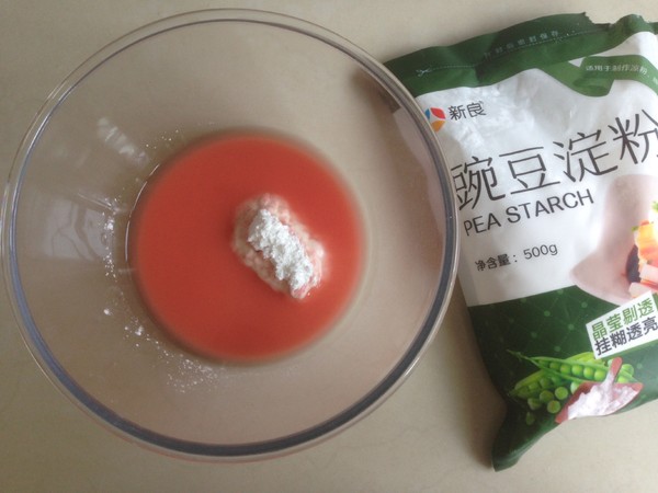 苋菜豌豆凉粉的做法步骤：3