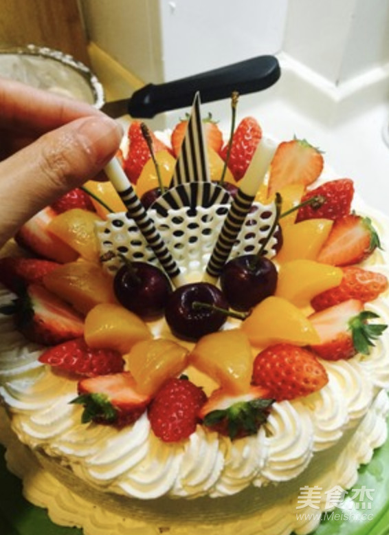 生日蛋糕的做法步骤:14