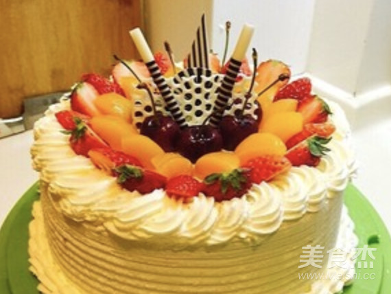 生日蛋糕的做法步骤:15