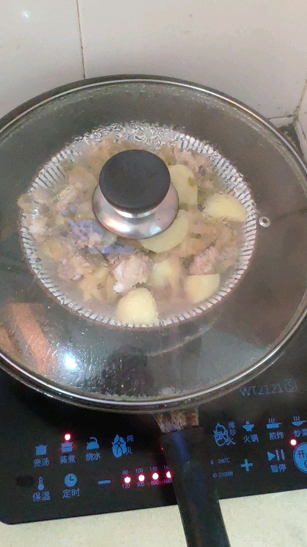 榨菜蒸土豆排骨的做法步骤：4