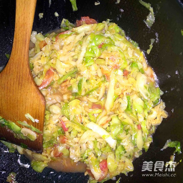 素炒圆白菜的做法步骤:10