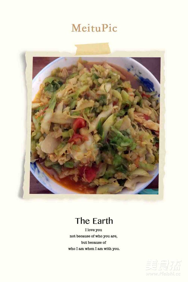 素炒圆白菜的做法步骤:10