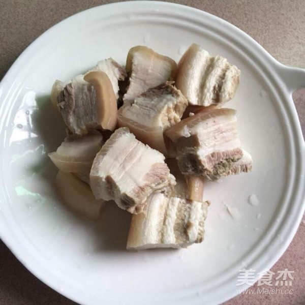陕北版家常红烧肉的做法步骤:3