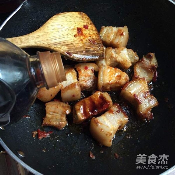 陕北版家常红烧肉的做法步骤:5