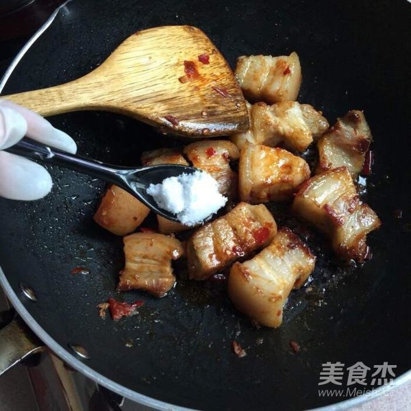 陕北版家常红烧肉的做法步骤:6