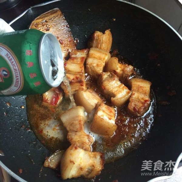 陕北版家常红烧肉的做法步骤:7