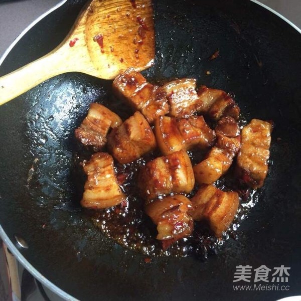 陕北版家常红烧肉的做法步骤:8