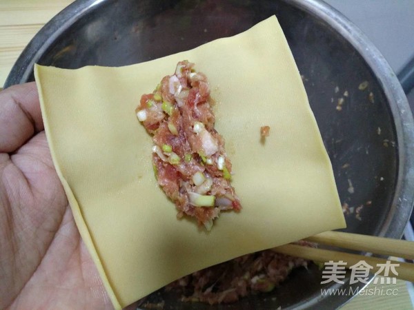 鲜香豆腐卷的做法步骤:4