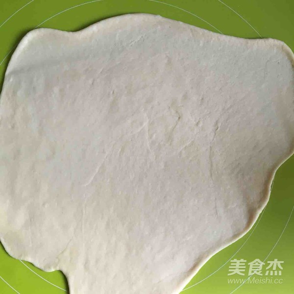 椰蓉葡萄干面包卷的做法步骤:9