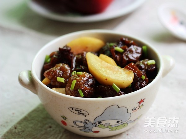 桃子烧牛腩的做法步骤:13