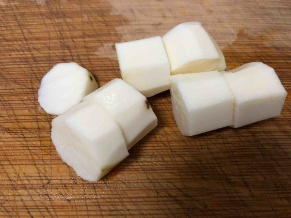 南瓜山药小米露的做法步骤:2