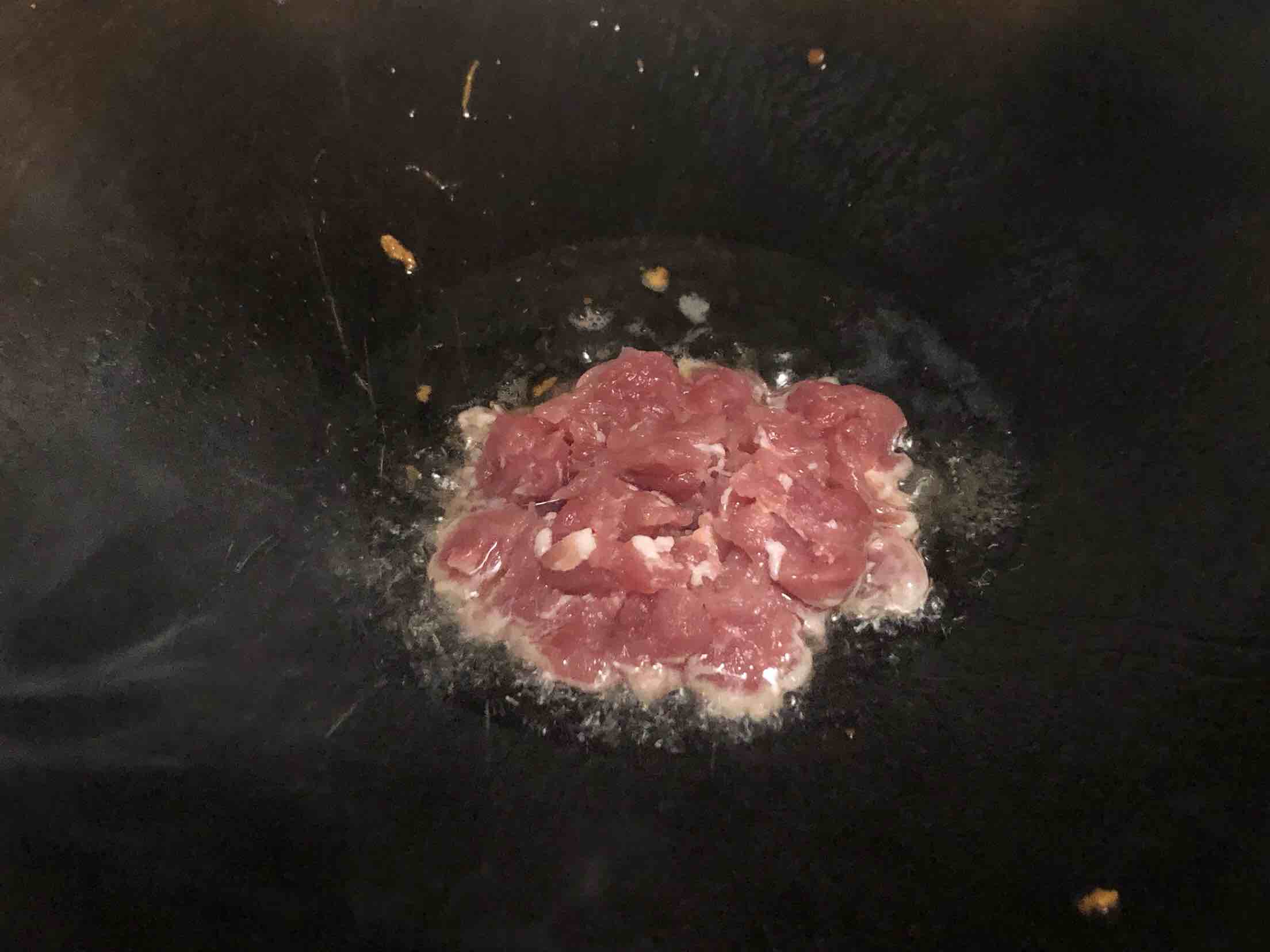 肉丝炒饭的做法步骤:4