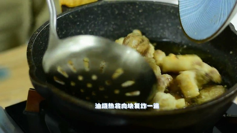 溜肉段烧茄子的做法步骤:9