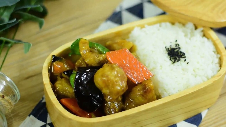 溜肉段烧茄子的做法步骤:16