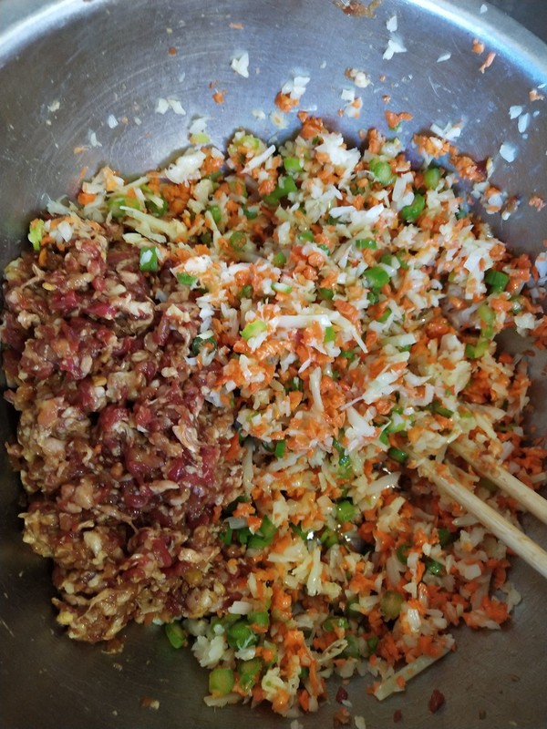双笋牛肉饺子的做法步骤:4