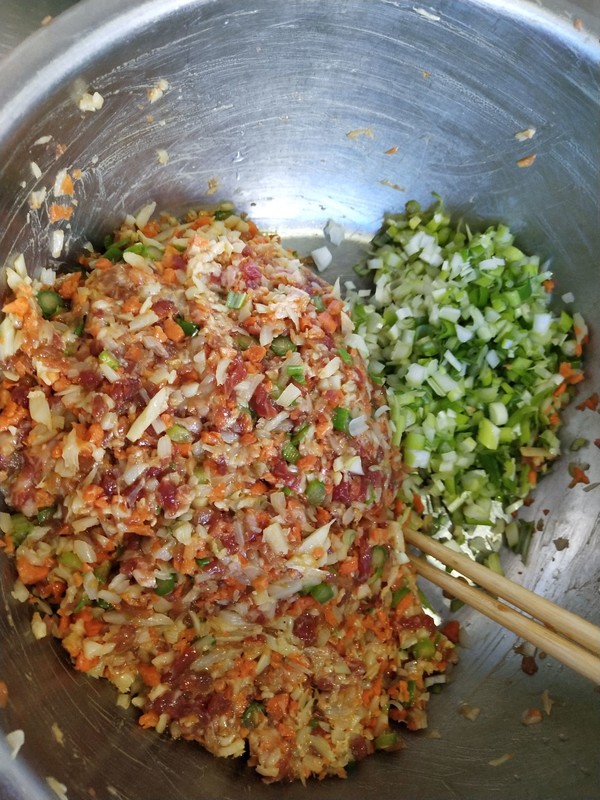 双笋牛肉饺子的做法步骤:5