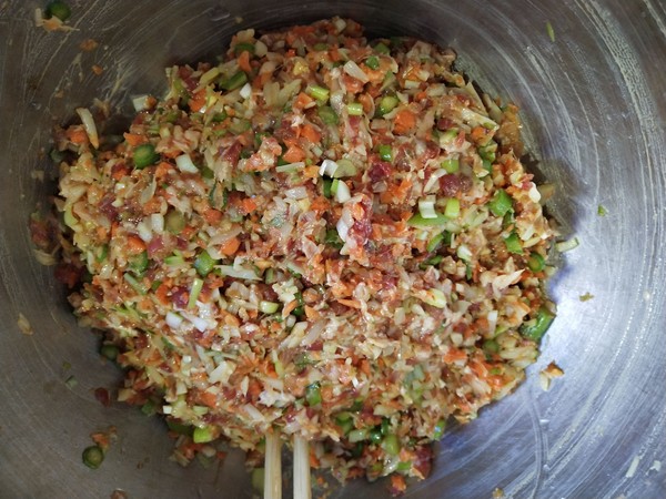 双笋牛肉饺子的做法步骤:6