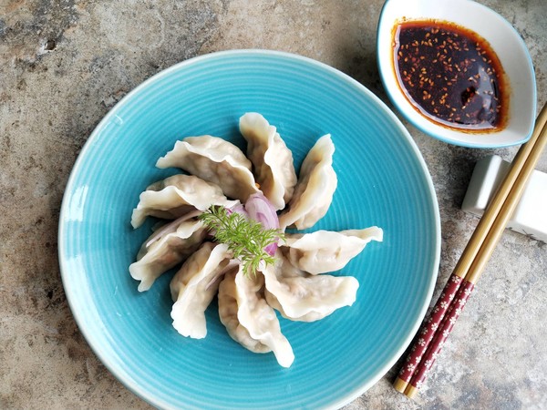 双笋牛肉饺子的做法步骤:11