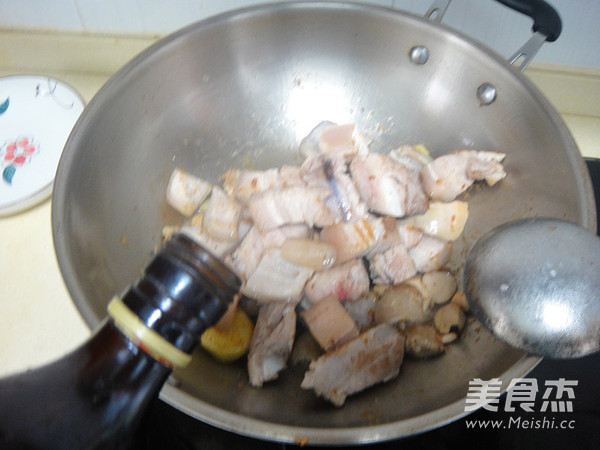 河蚌红烧肉的做法步骤:10
