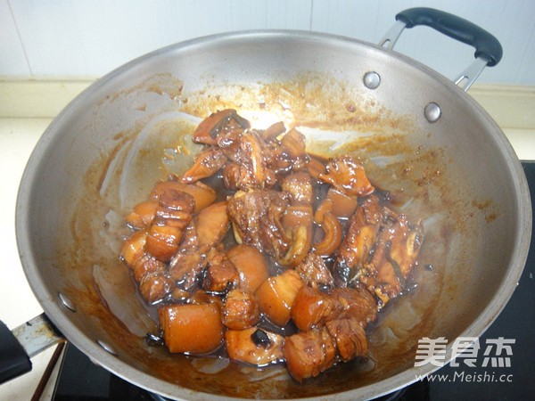 河蚌红烧肉的做法步骤:13