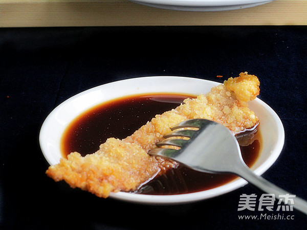 炸猪排的做法步骤:12