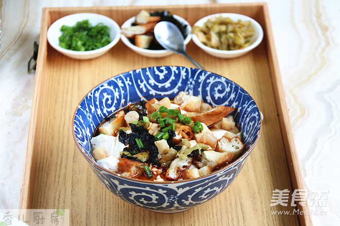 干贝咸豆花的做法步骤:7