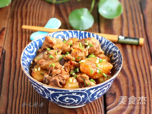 酱烧土豆鸡腿的做法步骤：11