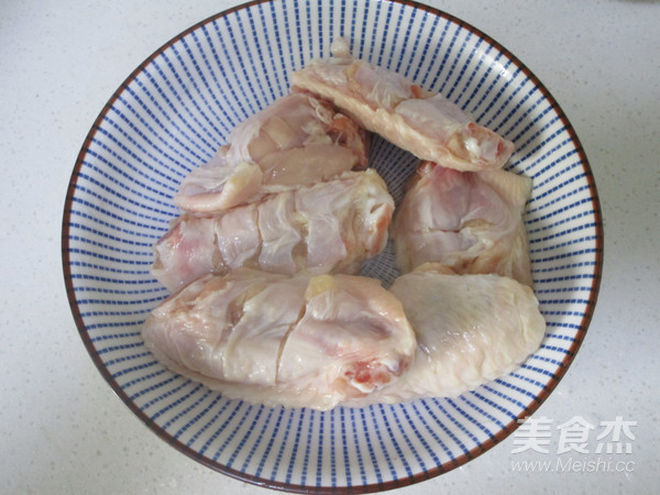 红烧鸡中翅的做法步骤:3
