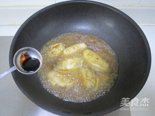 红烧鸡中翅的做法步骤:9