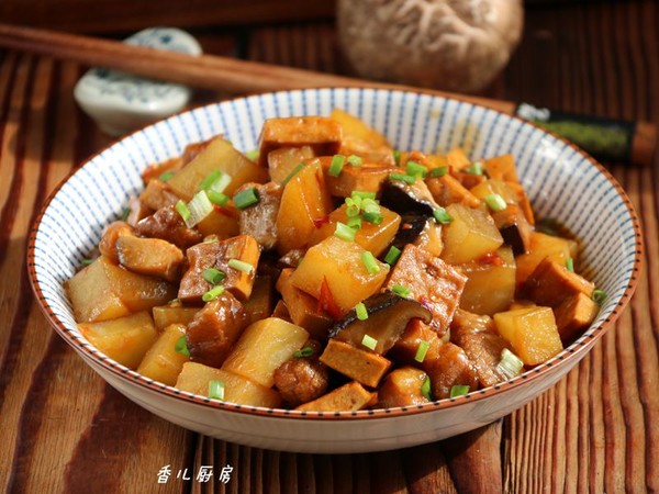 香菇酱丁的做法步骤:12