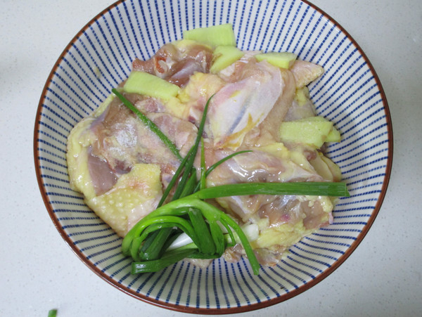 花雕酒蒸鸡的做法步骤:4