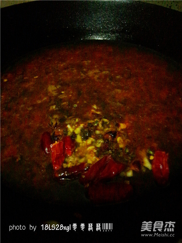 酸菜肉末煲粉条的做法步骤:9