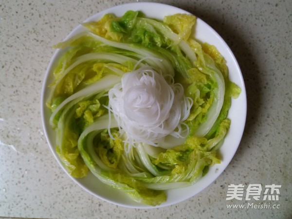 蒜蓉粉丝娃娃菜的做法步骤:5