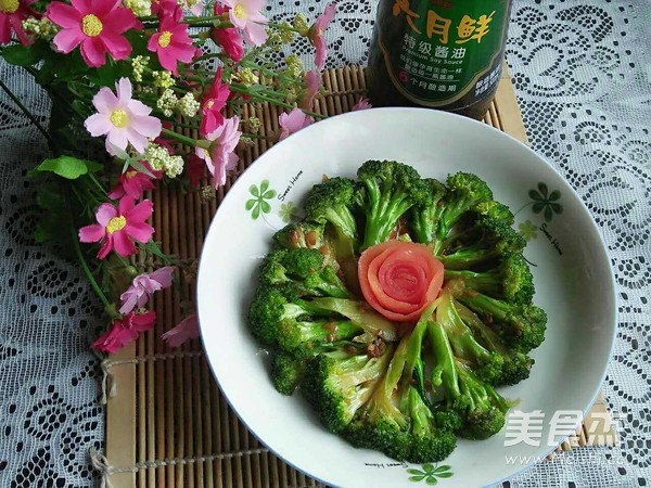 干煸西兰花的做法步骤：7