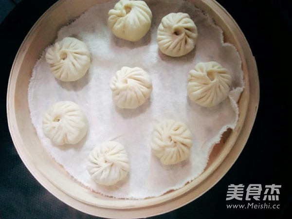 芽菜肉馅的香包子的做法步骤：12
