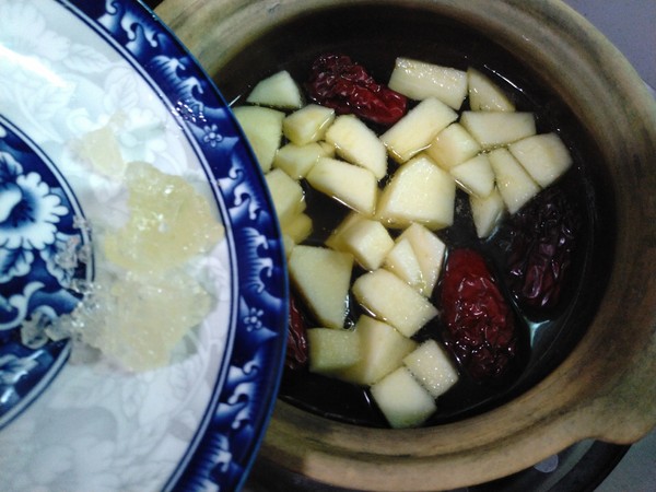 苹果红枣汤的做法步骤:5