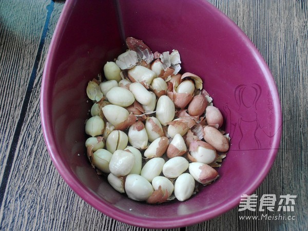 紫薯花生奶的做法步骤:4