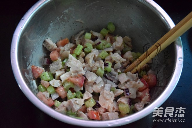 健康鸡肉沙拉的做法步骤：8